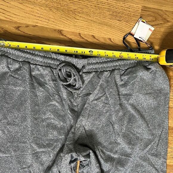 Anne Klein Womens Jogger Pants Elastic Waist Mid Rise Silver Size 3X NWT - Picture 5 of 14